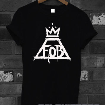 Fall Out Boy FOB logo Tshirt shirt Tees Adult Unisex custom clothing