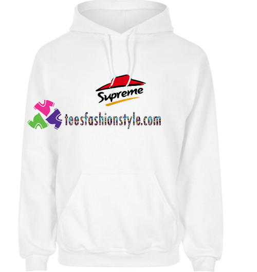 Supreme x Pizza hut logo Hoodie gift cool tee shirts cool tee shirts