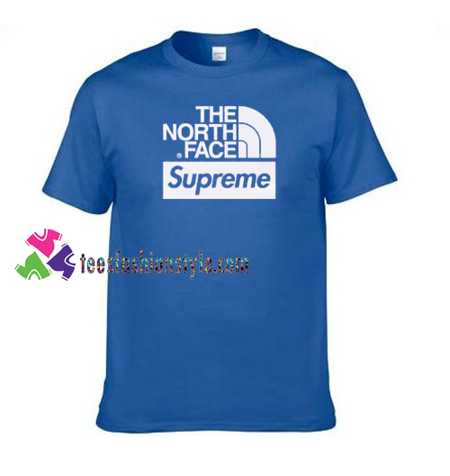 The North Face X Supreme Logo T shirt gift tees unisex adult cool