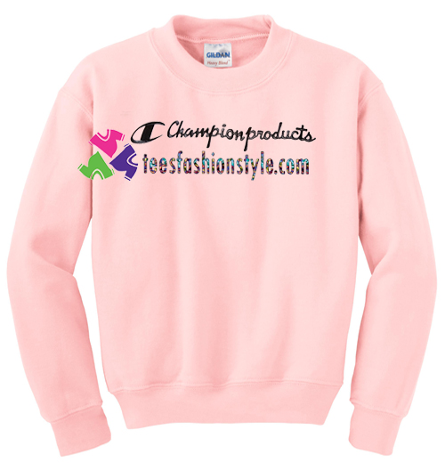 pink champion products sweatshirt